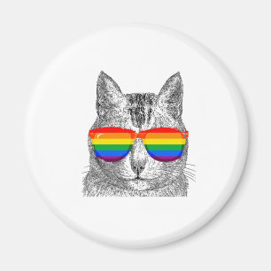 Íman Óculos de sol do Cat Pride