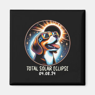 Íman Óculos de Visto do Eclipse Solar Beagle Pet abril