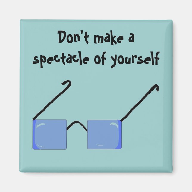 Íman Óculos Funchosos (Frente)