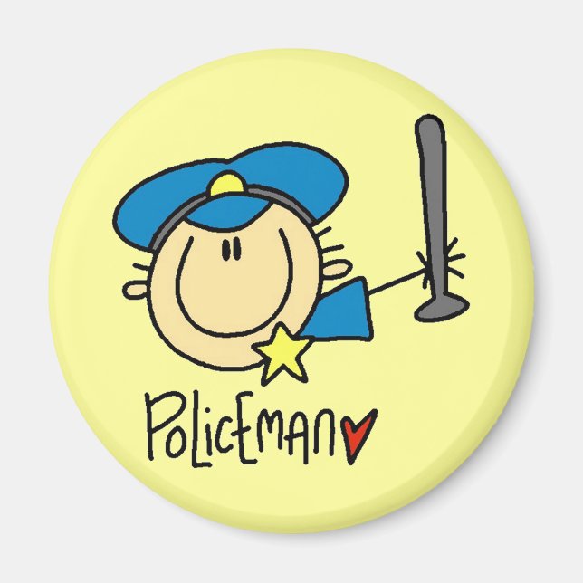 Íman Ocupação de Policial (Frente)
