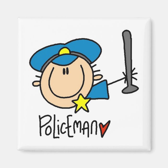 Íman Ocupação de Policial (Frente)