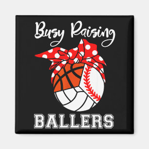 Íman Ocupado Criando Atletas Basquete Vôlei Design
