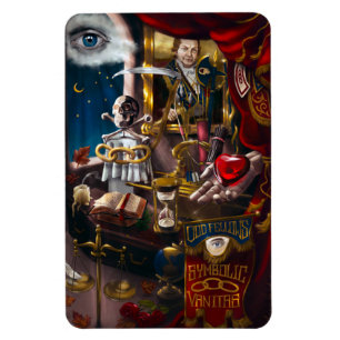 Íman Odd Fellows Symbólica Vanitas