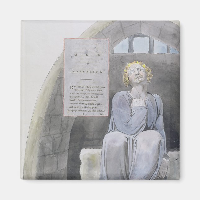 Íman Ode à adversidade, design 37 de 'Os Poemas de Tho (Frente)