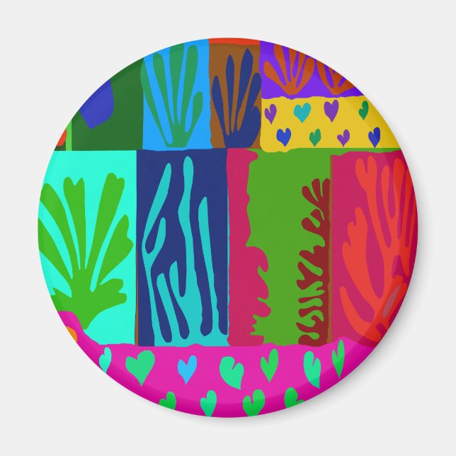 Íman Ode à Colagem de Matisse (Frente)