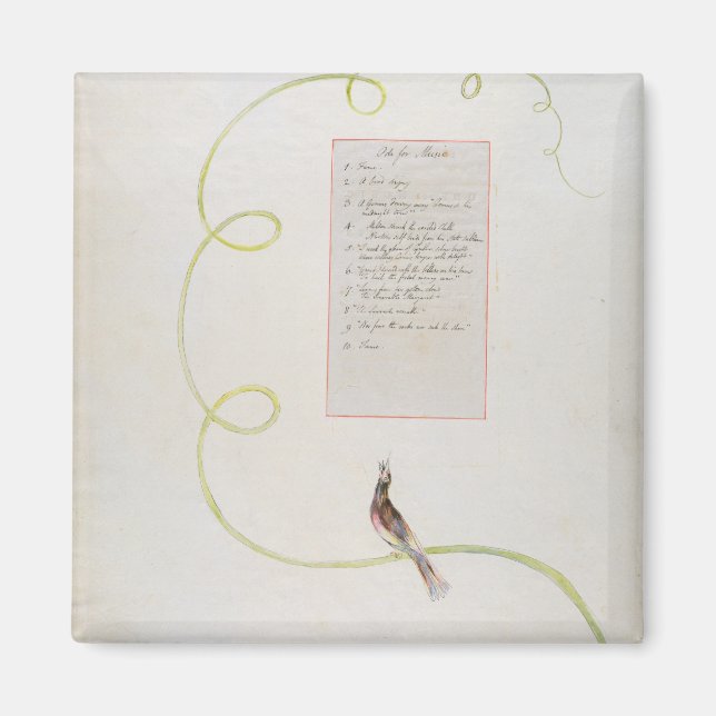 Íman "Ode for Music" design 94 de "The Poems of Thoma (Frente)