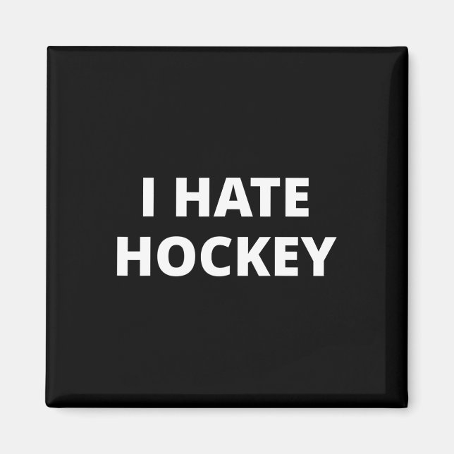 Íman Odeio Hockey (Frente)