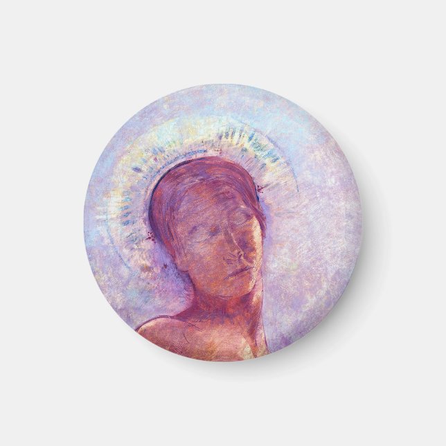 Íman Odilon Redon, olhos fechados 1889 (Frente)