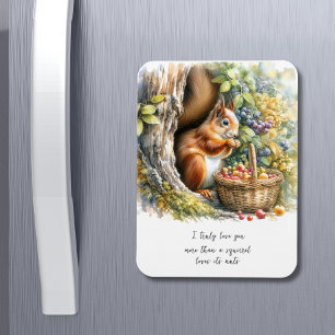 Íman Oferta de Dia de os namorados de Aquarela Engraçad