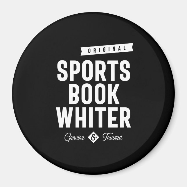 Íman Oferta de Título de Trabalho do Livro Esportivo (Frente)