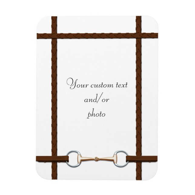 Íman Oferta Personalizada De Fotografias Do Snaffle Bit (Vertical)
