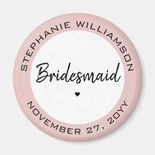Íman Oferta Personalizada Mínima de Bridesmaid Personal