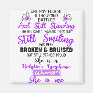 Íman Ofertas de apoio ao guerreiro do linfoma de Hodgki