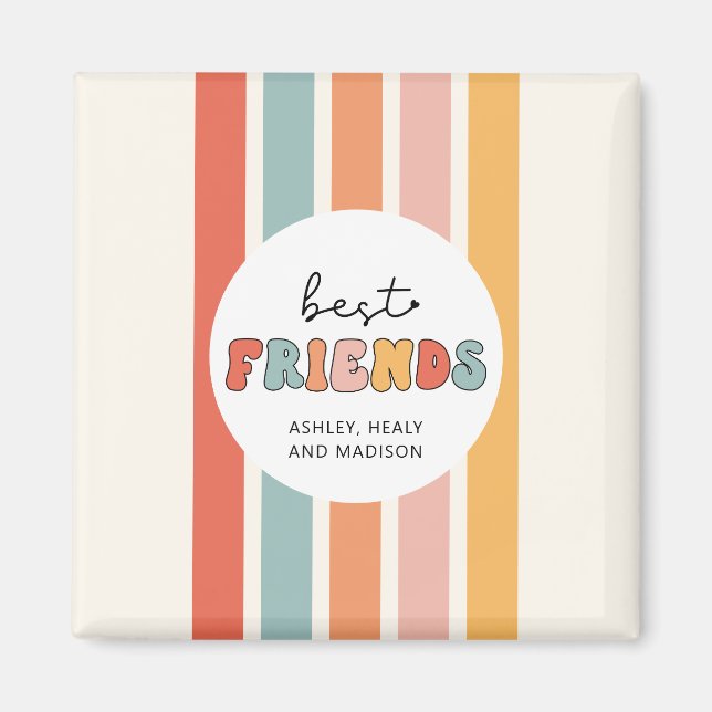 Íman Ofertas de Besties de BFFs para Melhores Amigos de (Frente)