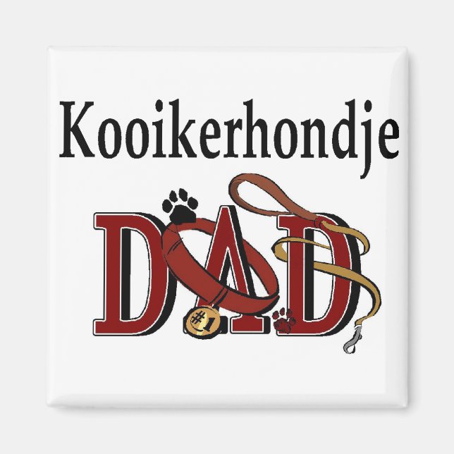 Íman Ofertas de Pai de Kooikerhondje (Frente)