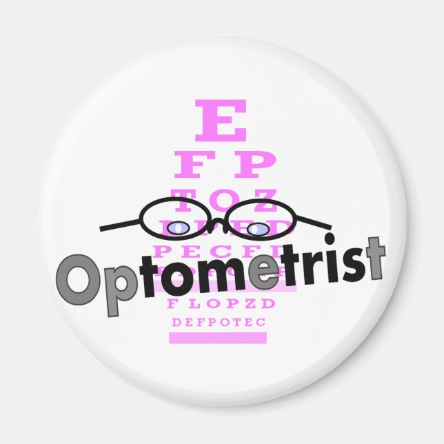 Íman Ofertas Optometristas, Óculos de Obra e Design de  (Frente)