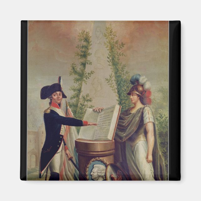 Íman Oficial da Guarda Nacional jurando juramento (Frente)