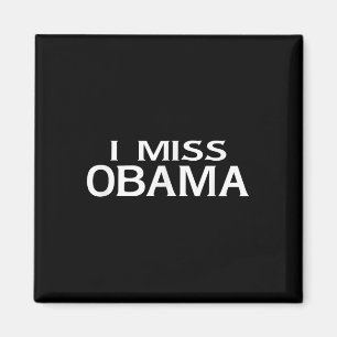 Íman Oficial I Miss Barack Obama T Shirt- Mens, Mulhere