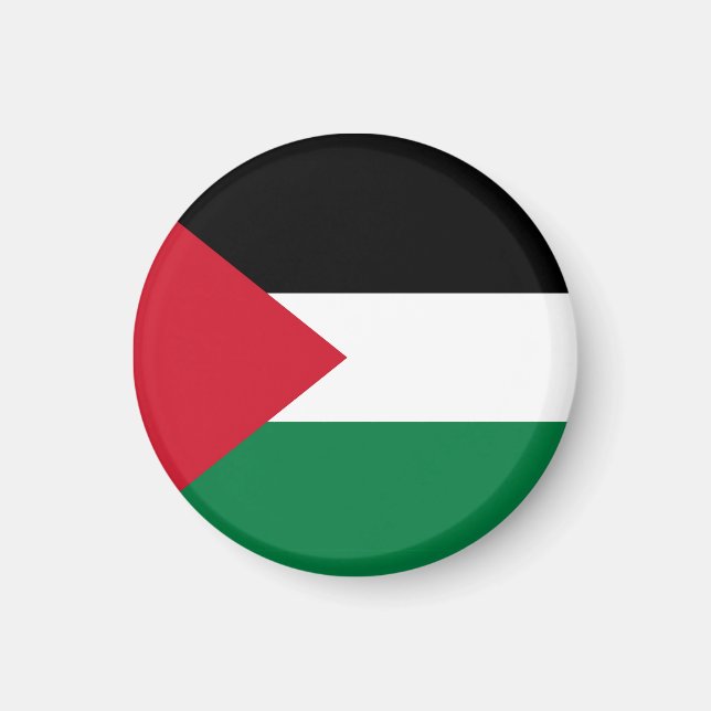 Íman oficialmente pavilhão do Estado da Palestina (Frente)