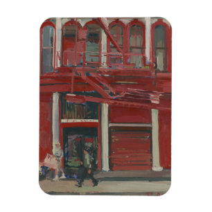 Íman Oficina de pintura Manhattan da pérola