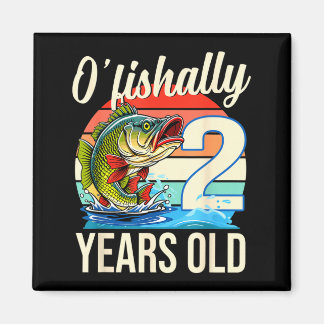 Íman O'fishally 2 years old fishing birthday theme