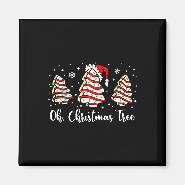 Íman Oh Árvore de Natal Papai Noel Faz Debbie Engraçado (Frente)