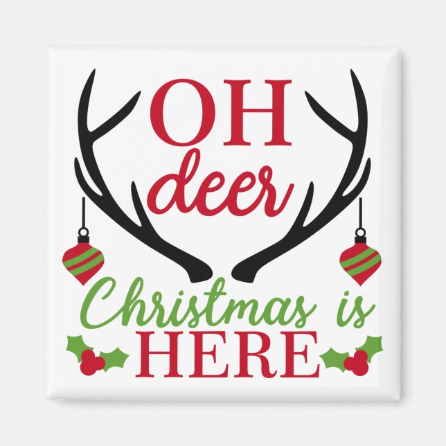 Íman Oh Deer Christmas (Frente)