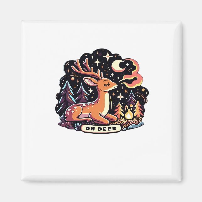 Íman Oh Deer Contemporary Graphic Vibe  (Frente)