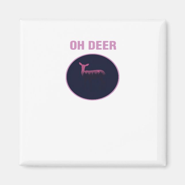 Íman Oh Deer Estética Moderna  (Frente)
