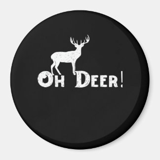 Íman Oh Deer Estilo Gráfico Limpo