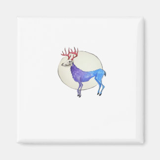 Íman Oh Deer Estilo Gráfico Limpo