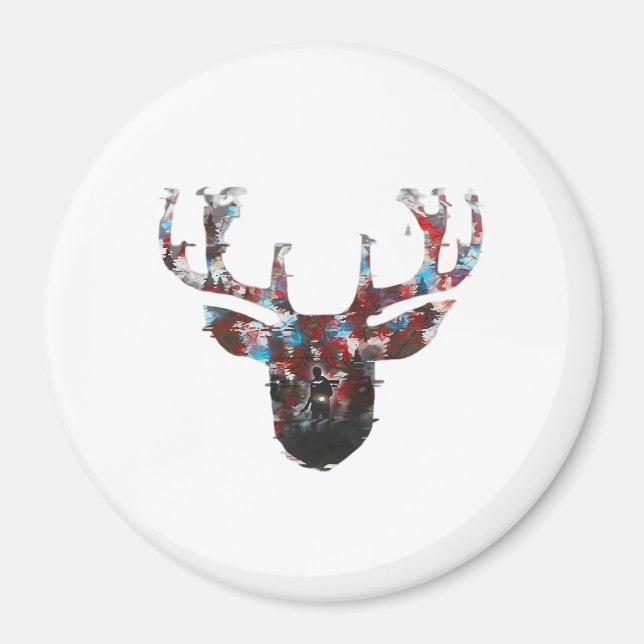 Íman Oh Deer Estilo Minimalista  (Frente)