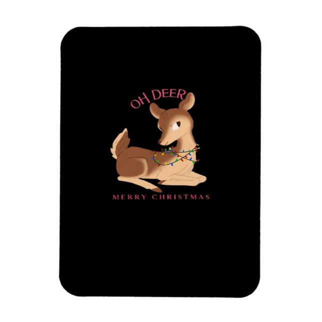 Íman Oh Deer Natal Design Moderno  (Vertical)