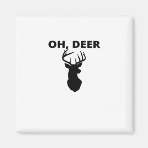 Íman Oh Deer Oh Dear Estilo de Arte Caprichoso