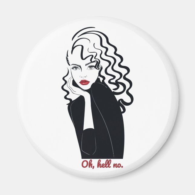 Íman Oh Inferno, nenhuma citação engraçada (Frente)