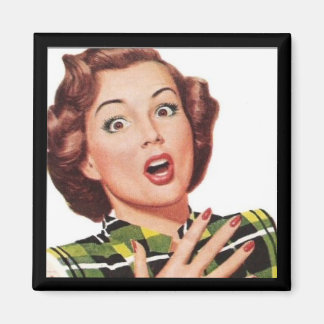 Íman "Oh, Meu Deus!" RETRO HOUSEWIFE MAGNET