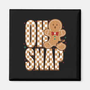 Íman Oh Snap Homemem Gingerbread Divertido Natal Xmas H