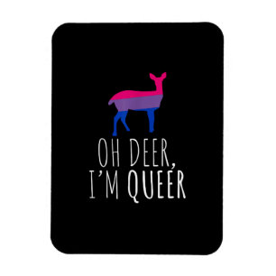 Íman Oh Veado Queer Orgulho Bissexual Gay Lésbico Desig