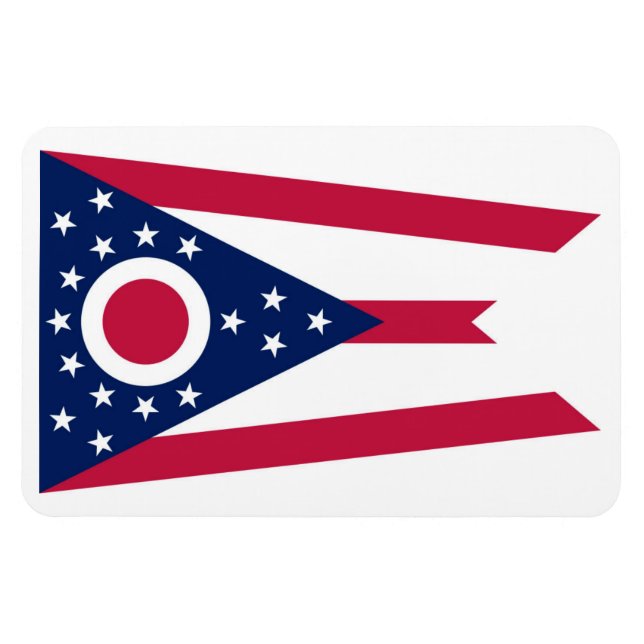 Íman Ohio Flag (Horizontal)