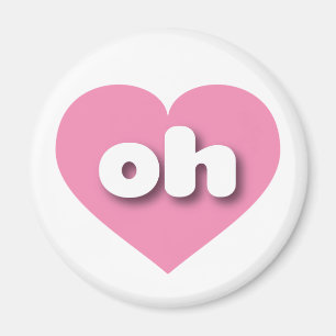 Íman Ohio Pink Heart - Amor