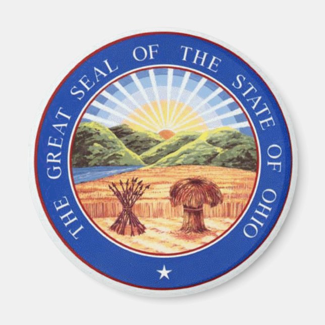 Íman Ohio State Seal (Frente)