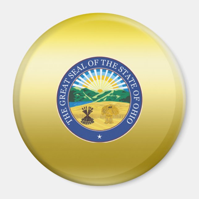 Íman Ohio State Seal (Frente)