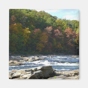 Íman Ohiopyle River Rapids in Fall Pennsylvania Autumn