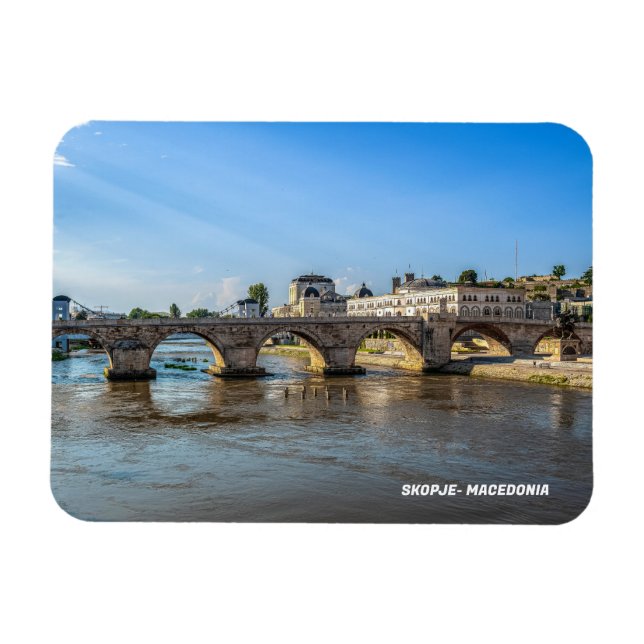 Íman Ohrid - Magnet Macedônia (Horizontal)