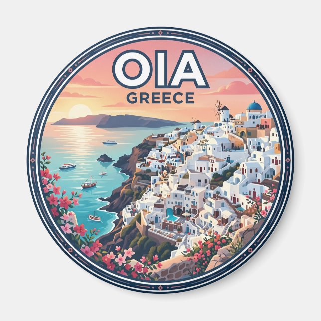 Íman Oia Grécia (Frente)