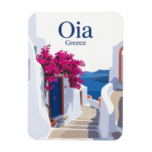 Íman Oia Rua Lateral Grécia