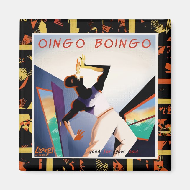 Íman Oingo Boingo é bom para o seu ímã da alma (Frente)