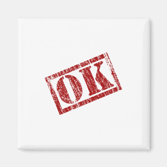Íman OK Escrito (Frente)