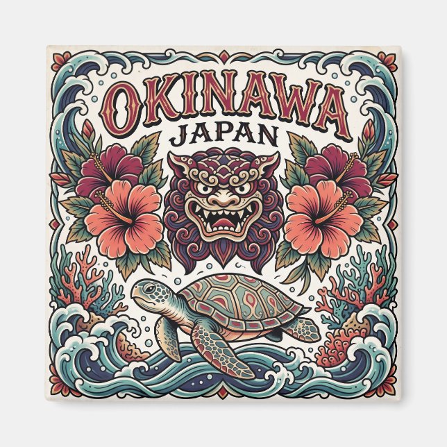 Íman Okinawa Japão (Frente)