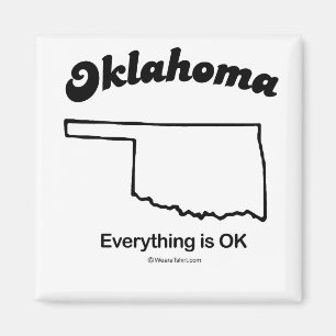 Íman OKLAHOMA - de "t-shirt e Gea da DIVISA do ESTADO